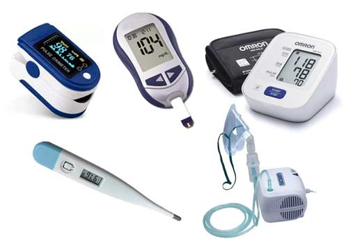Medical Supplies (Blood Pressure Monitors, Thermometers, Nebulizers)